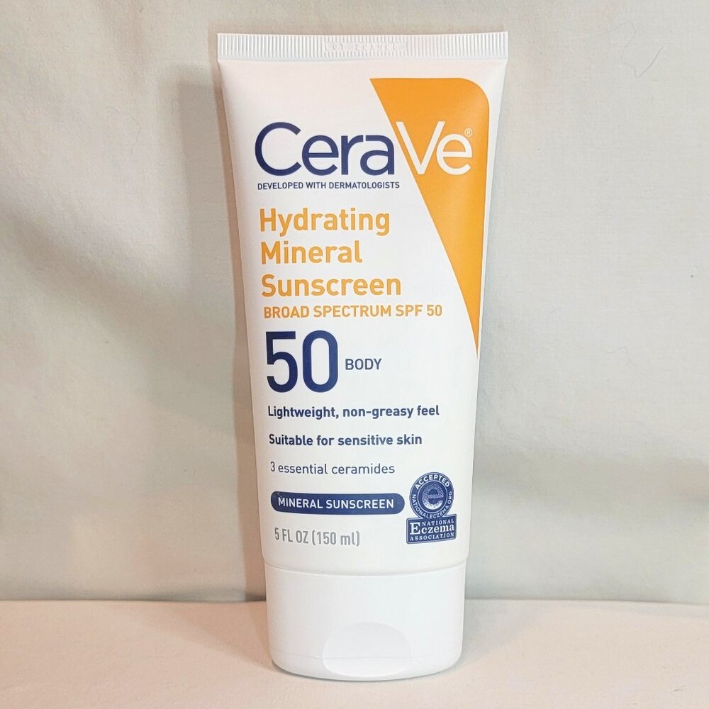 CeraVe Hydrating Mineral Sunscreen 50 SPF